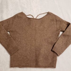 Rebecca Minkoff V Back Tan XS Sweater